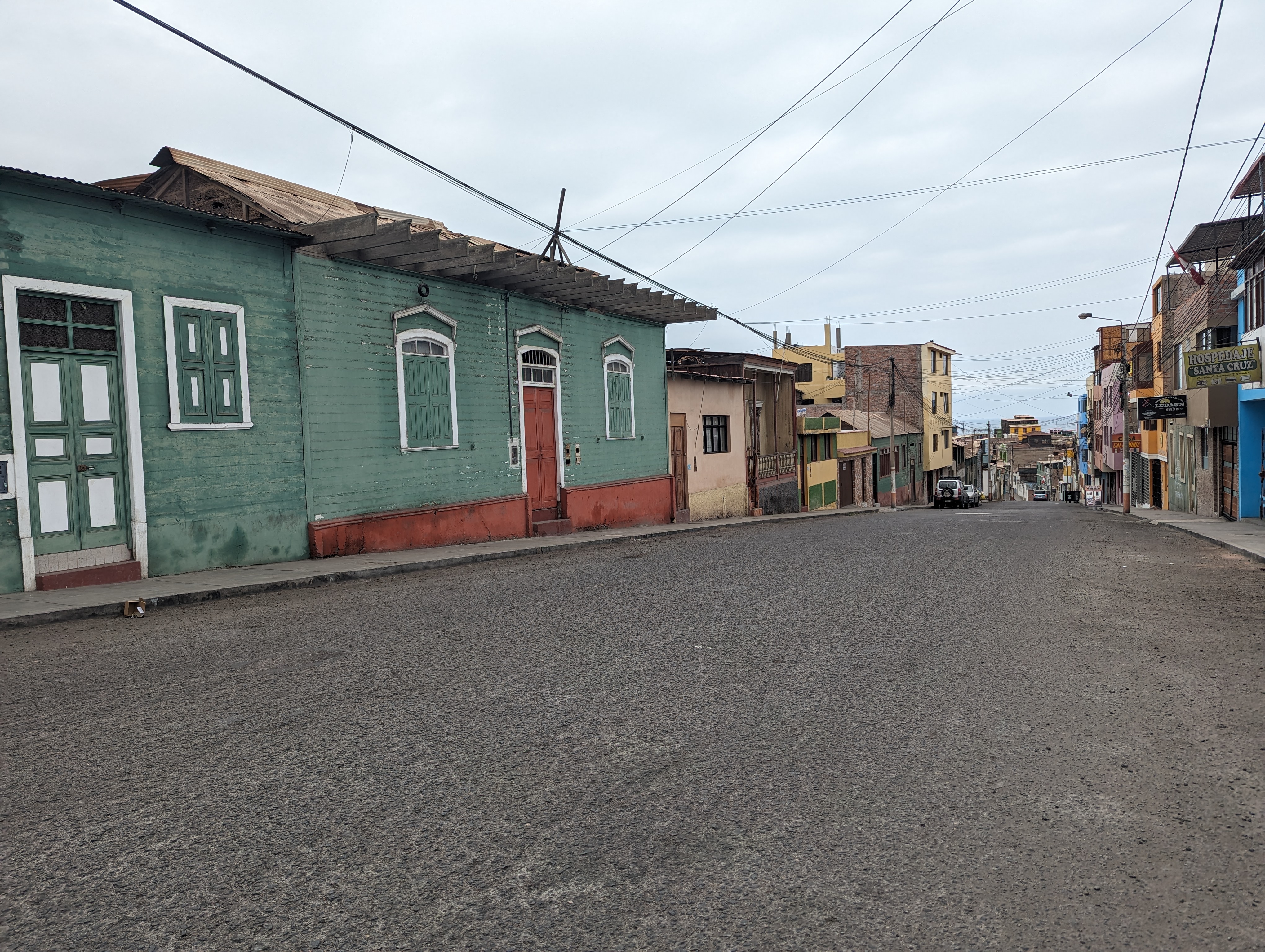 We're dropping down to the coastal fringe.  Calle Blondell is the easiest way.