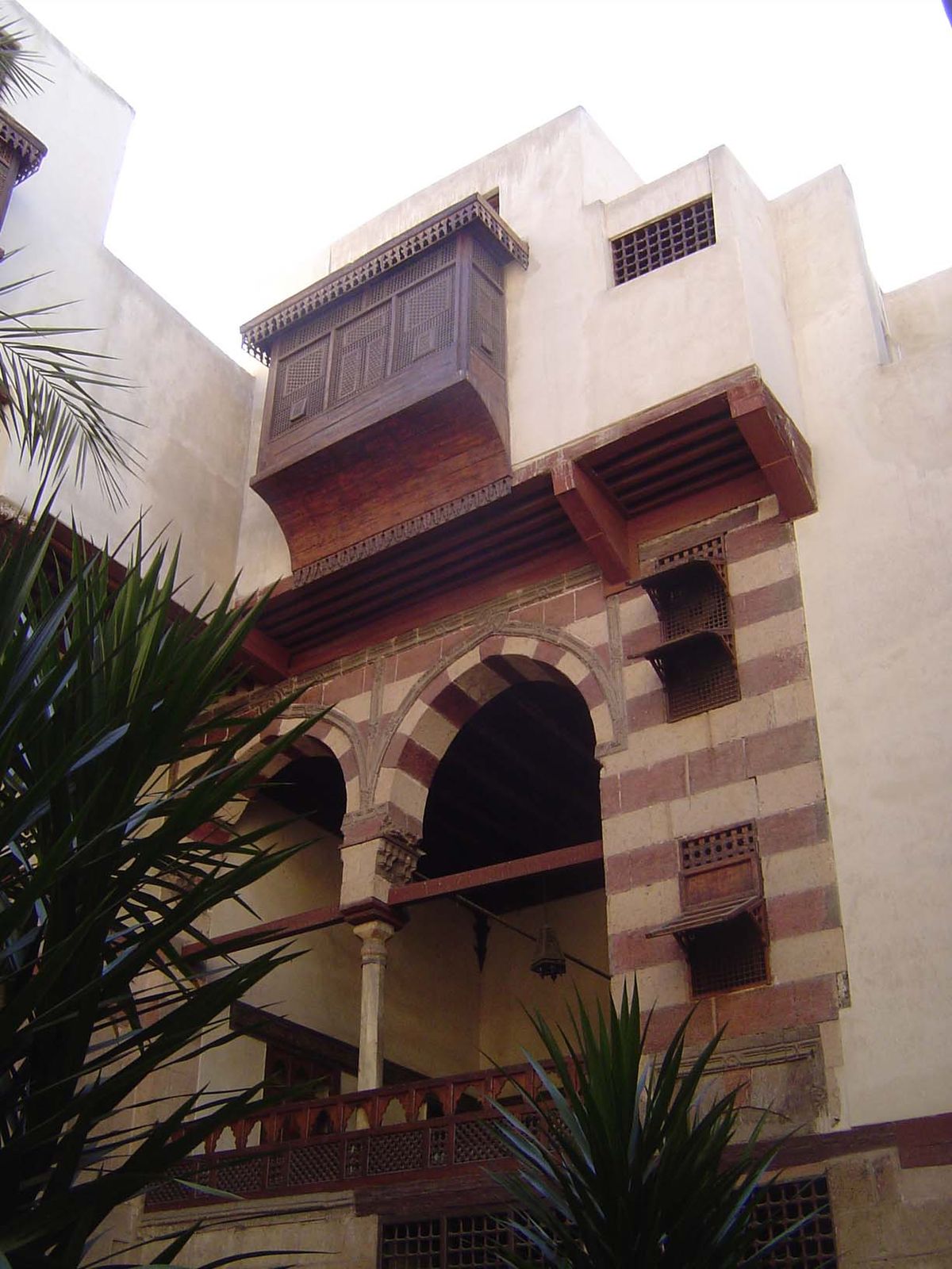 Here's a maq'ad, a loggia facing the courtyard.