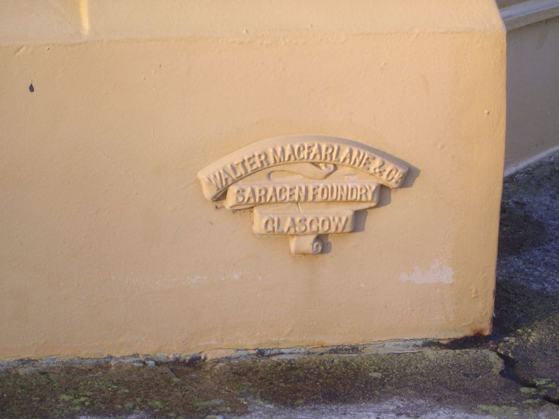 The builder's plate.
