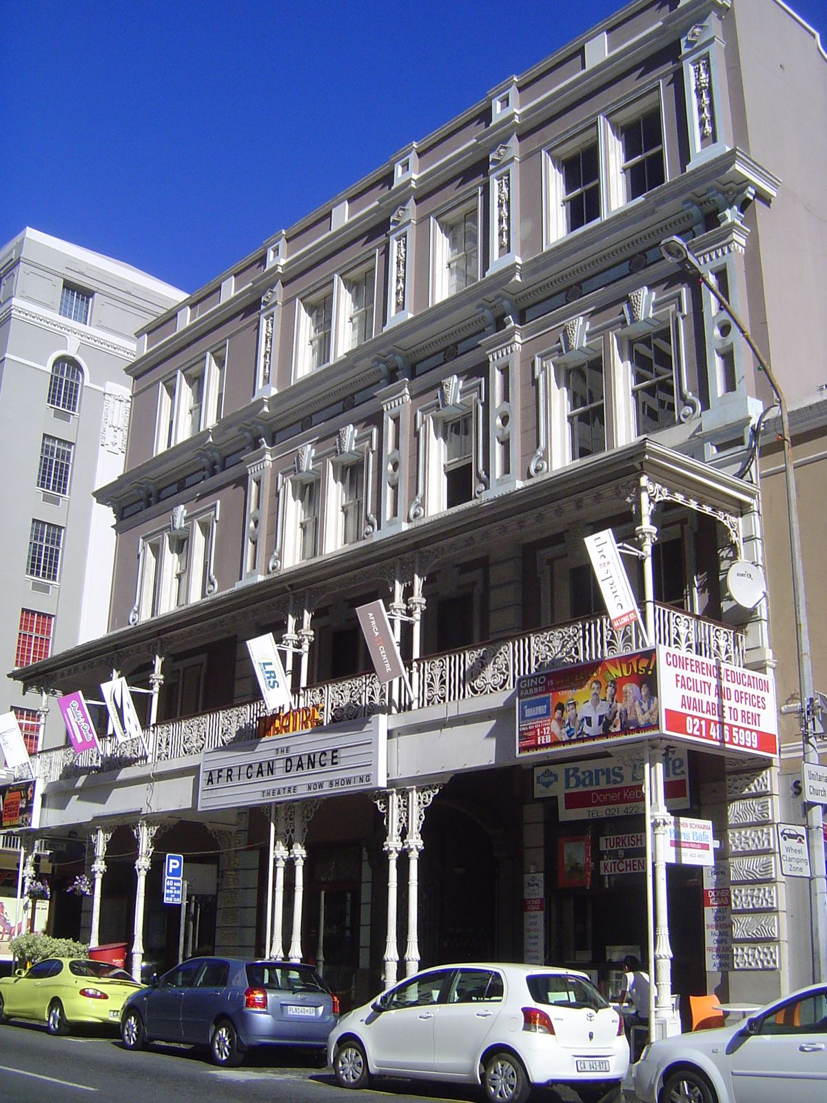 A bigger version, completed in 1883 and formerly the YMCA. The architect was Charles Freeman, who also designed the much larger Standard Ban