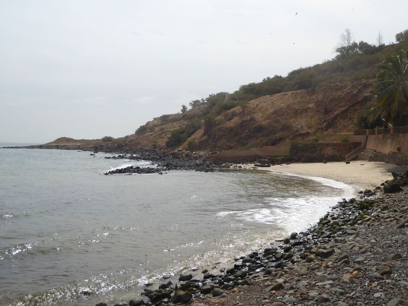 Here's a bit of sand. This whole strip between the breakwater and Cape Manuel is Bernard Bay.