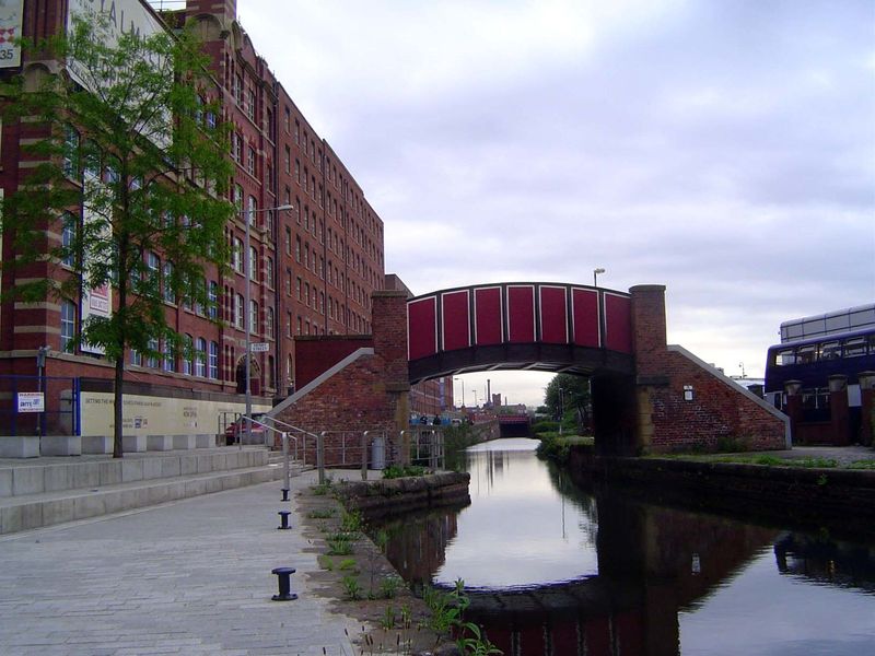 The Rochdale Canal 1804-6 extended the Bridgewater Canal eastward from Manchester across the Pennines; in conjunction with a third canal, th