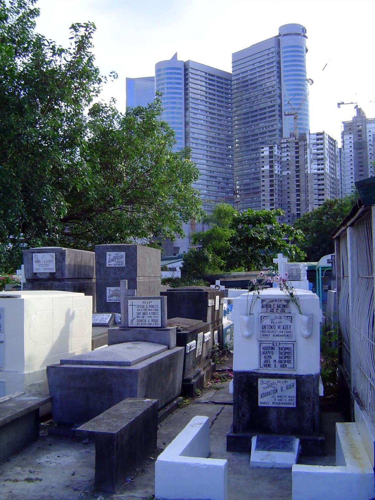 Crowded in life, the poor are often crowded in death.