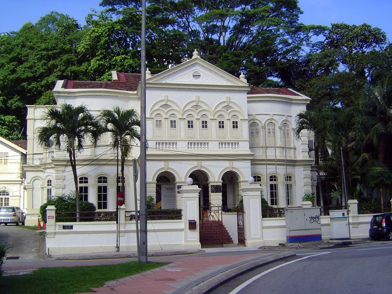 About as high up the economic totem pole as could be: this is the house designed by A.K. Mosdeen for Loke Chow Kit, a wealthy businessman. T