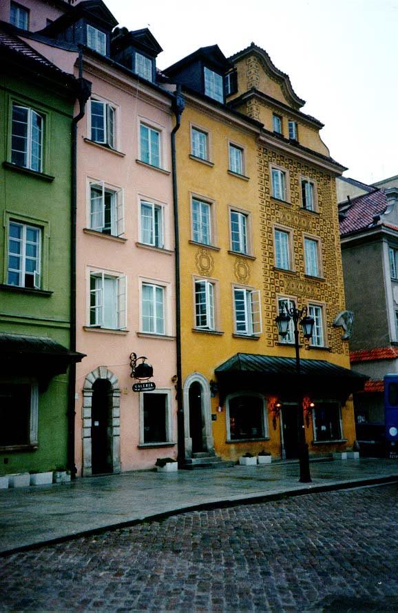 Warsaw's Old Town, or Stare Miasto, meticulously rebuilt after 1945 but so picturesque that it makes you feel like you're in a museum.