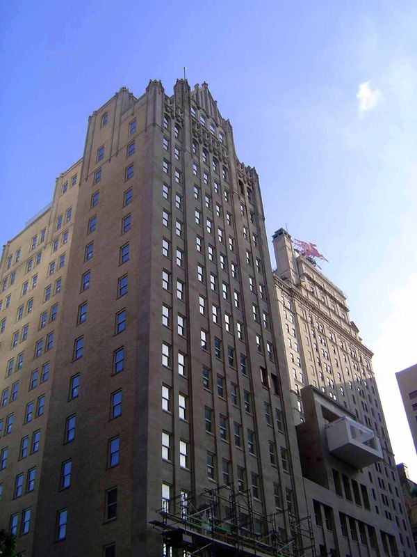 Busch put up an office building, too. It was the Busch Building until the 1920s, when it became the Kirby. Offices for decades, it's now—but