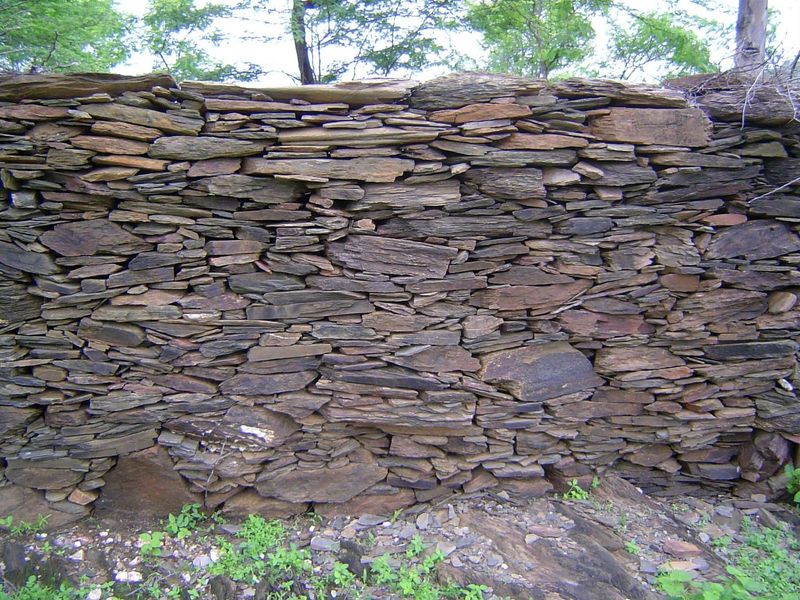 The countryside is laced with miles and miles of dry-course stone walls.