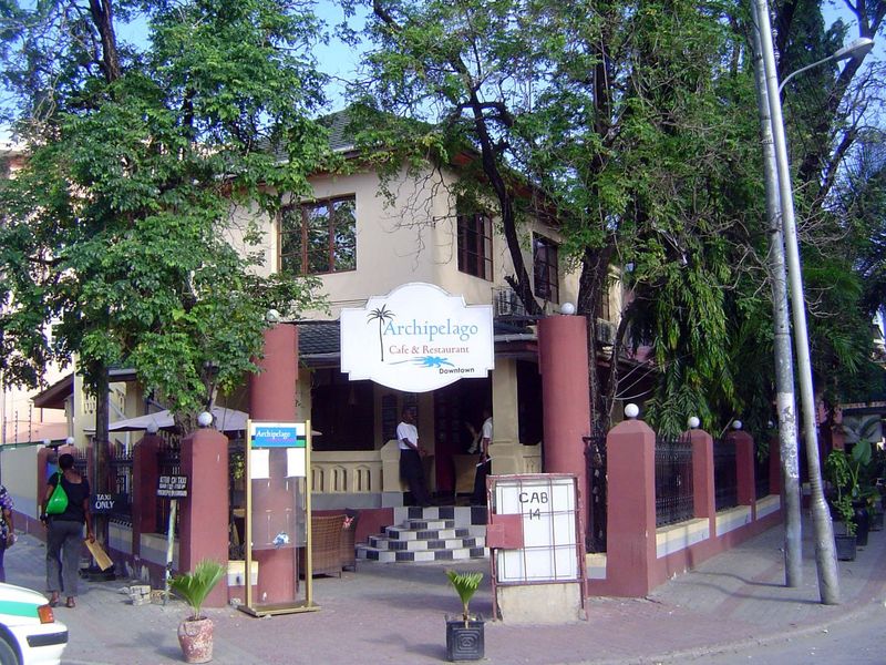 Directly across the street is this cafe. In the German period, it was called the Java Haus.