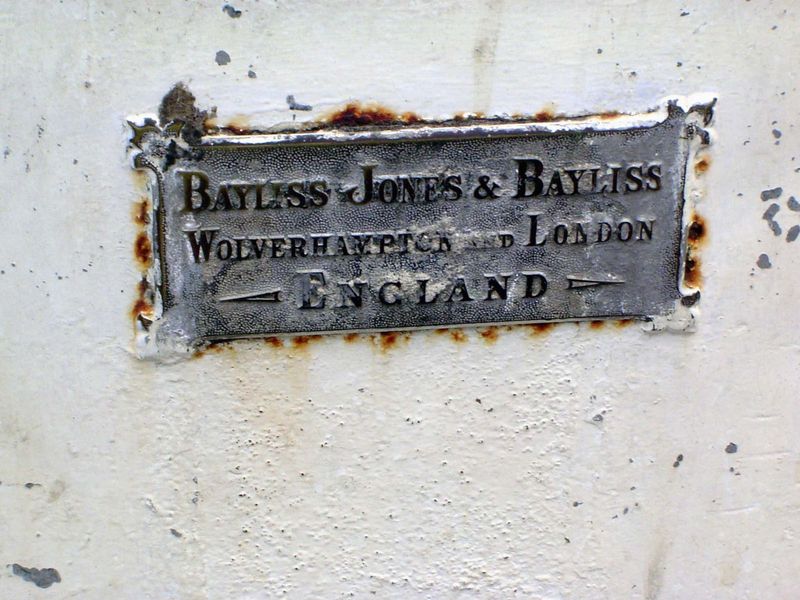 They're for the ironwork of the gate.