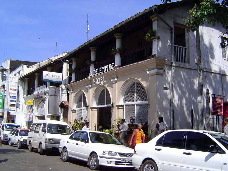 A more modest hotel facing the esplanade.