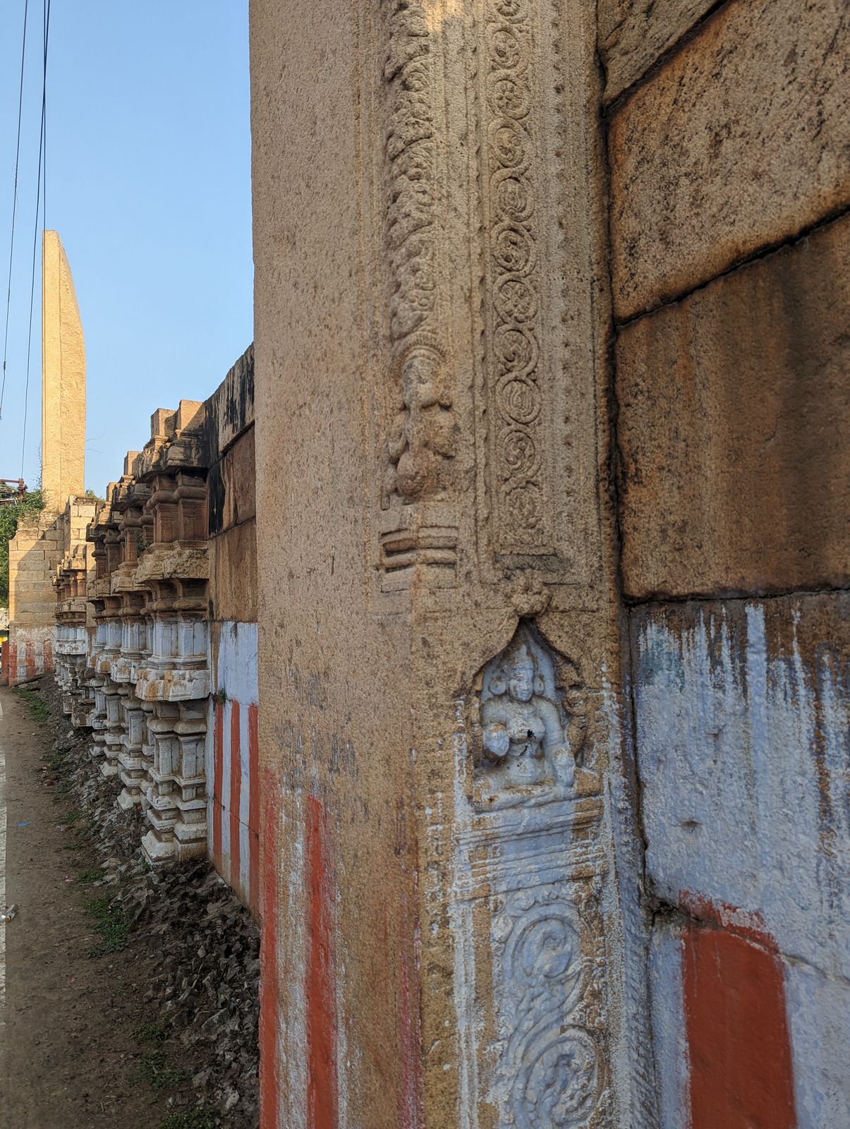 Would this ornamentation by visible if the rest of the temple was built?  Maybe; maybe not.  If not, would the sculptor be upset?  I'm guess