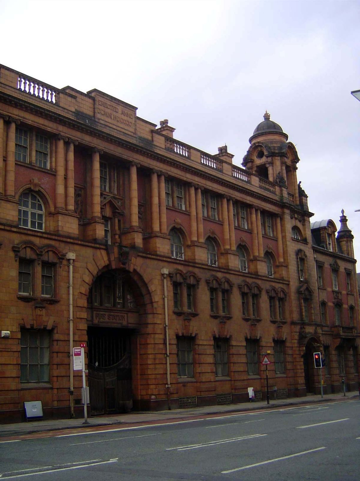 Across the street, this remarkable building. You'll never guess.