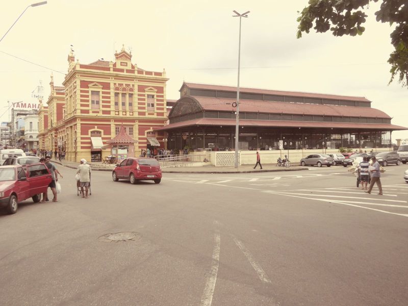 The sheds were closed for about eight years until, refurbished, they opened again in 2013. Streetcars once ran past the market's palatial of