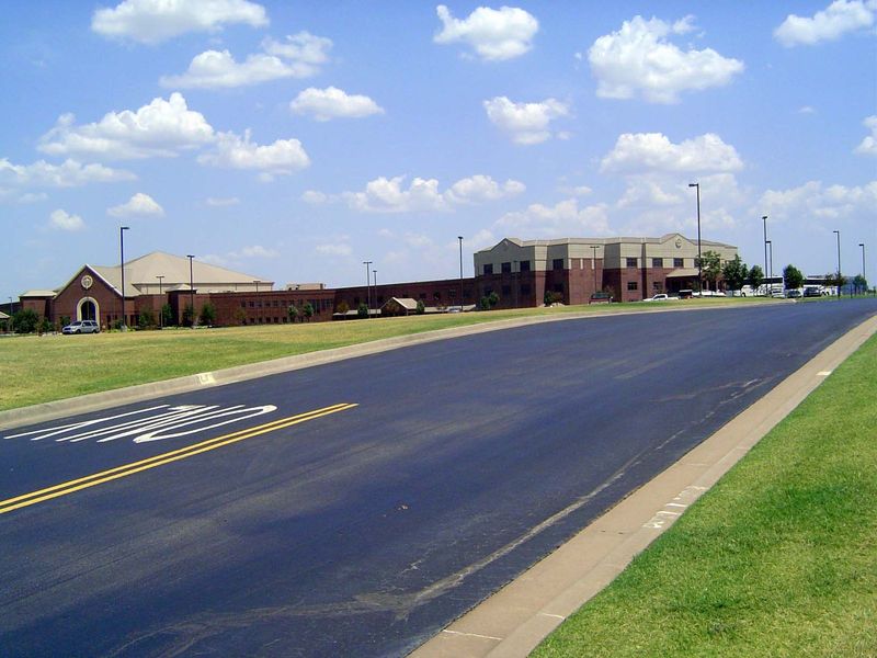More than a church here on the left, Crossings includes ministries for children and adults, as well as a gym.