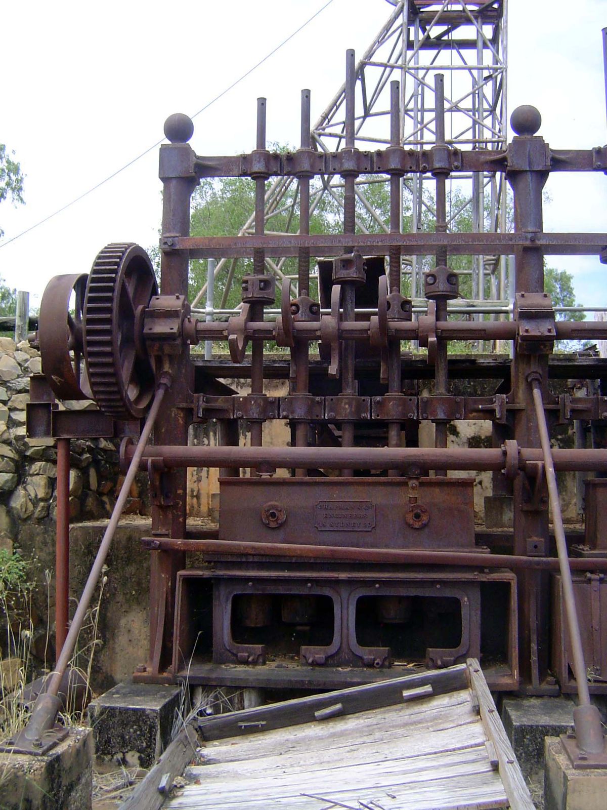 An old stamp mill.