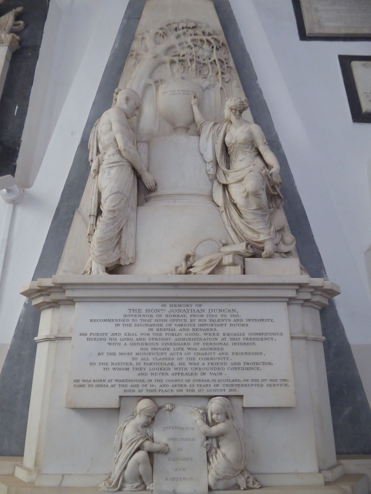 The stone at the bottom cuts through the verbiage.