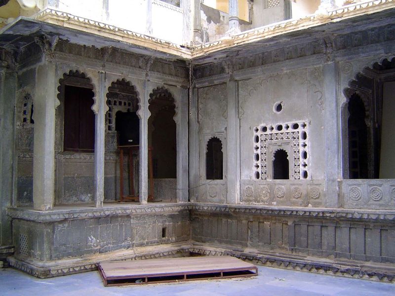 Sitting areas.