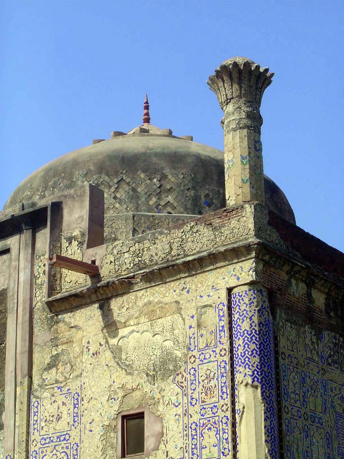 Exterior of dome.