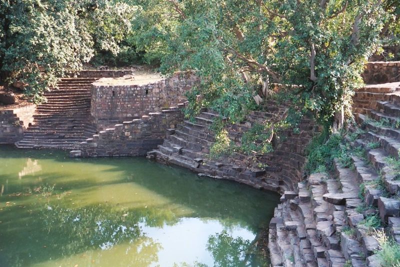An old water-storage tank.