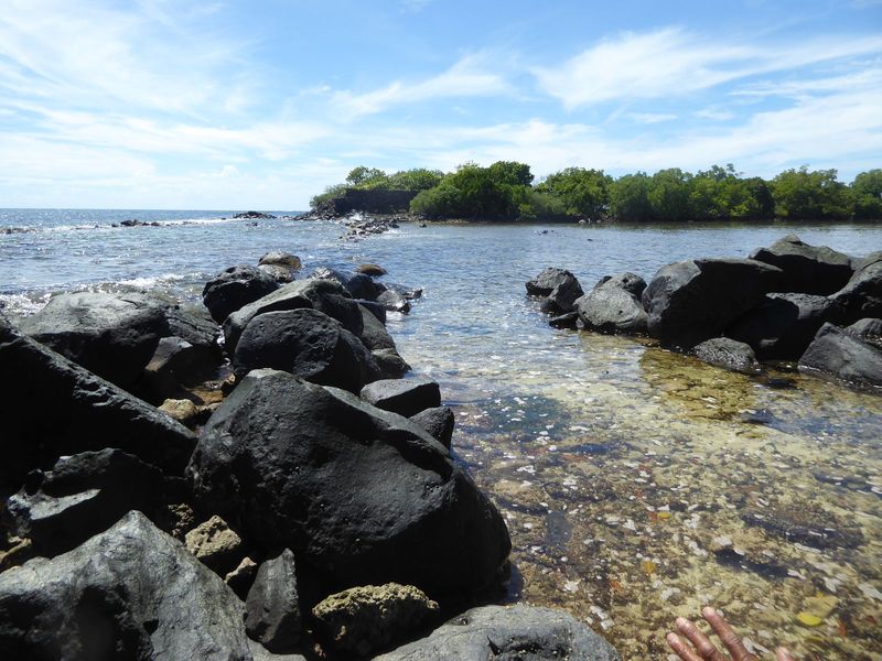 There's Kerian, which used to be linked to Nan Douwas by a wall, now mostly gone. See the wall on the islet?