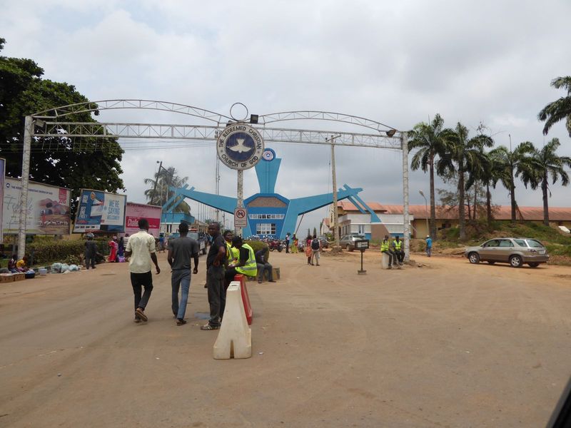 One man's tradition is another's vulgar novelty. Case in point: on the road from Lagos up to Ibadan, this is the huge revival ground of a pe