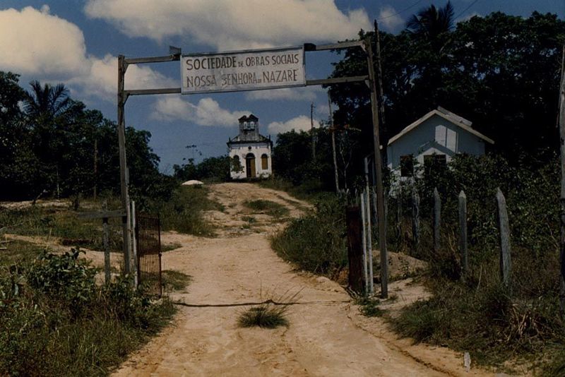 Outside town, social institutions like this school are strained; ecological concerns come a distant second to economic ones.