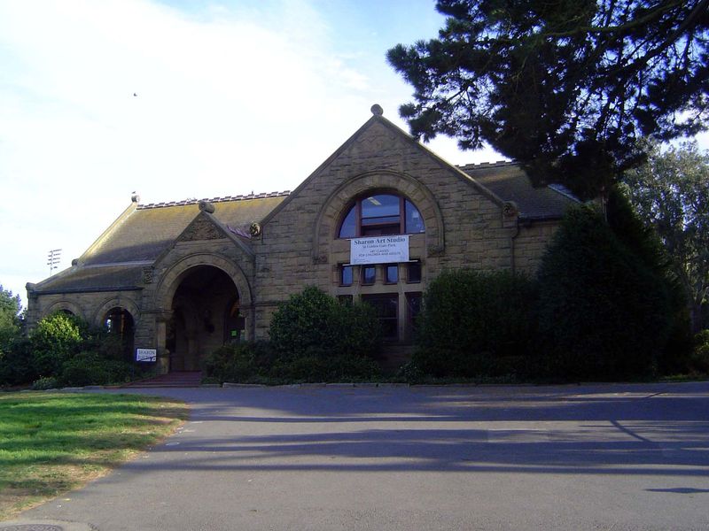 The main entrance, a side the boy almost never saw.