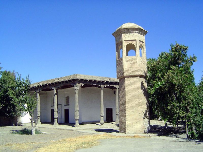 Here's the Soktare mosque, built—or rebuilt—by Aini's grandfather, Sayid-Omar Khoja. It's a museum now.