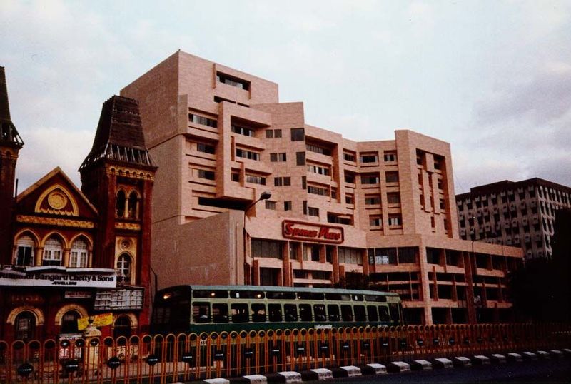 Old and new in central Chennai Madras.