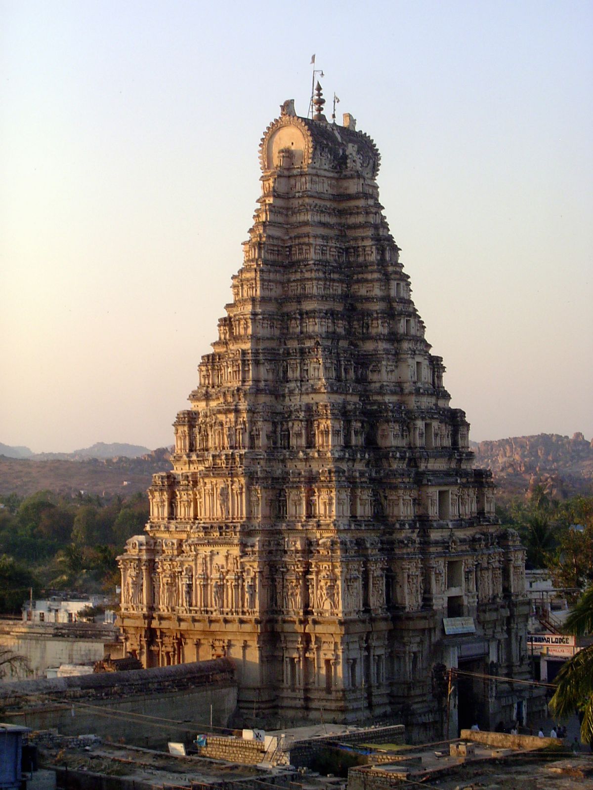 The Virupaksha east gopura.