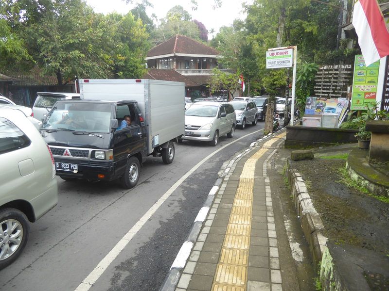 But of course we spoke too soon: the world also moves on and this afternoon is gridlocked in Ubud. "Peace and love, bro."