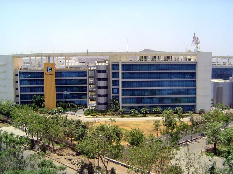 One of the many office buildings that have sprouted in the Rajiv Gandhi Infotech Park, adjoining the village of Chinchwad.