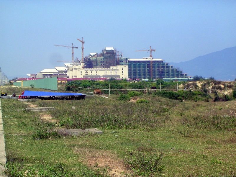 South of Da Nang, hotels rise at China Beach.