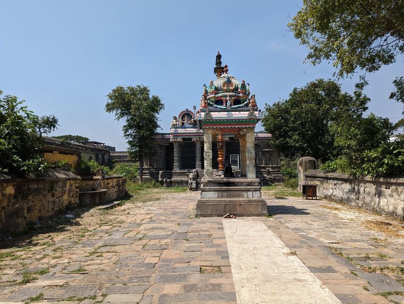 Wish I could look around the Subrahmanya Temple, but it's fenced off and apparently abandoned.