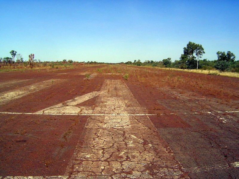 Runway. The first civilian aircraft here carried Lady Mountbatten, although her identity was kept secret until after her plane's departure.