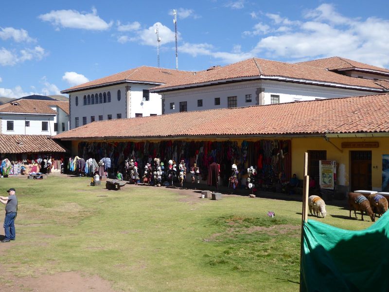 Even on a day of labor protests, craft markets stayed open.