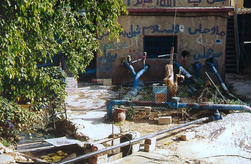 A pump house on the site increases water production.