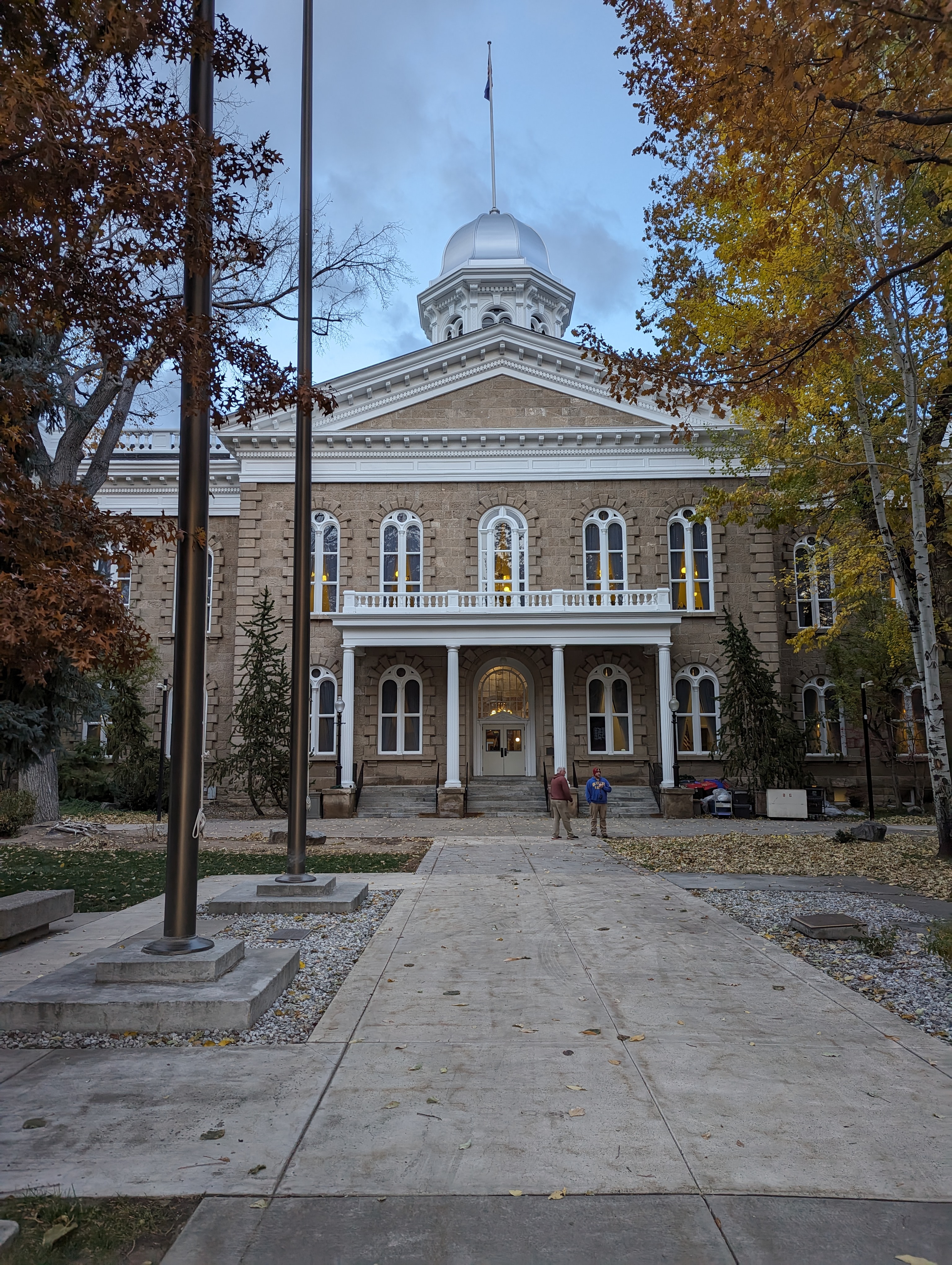 Calm down, calm down.  Here's the sedate state capitol, an hour south in Carson City.