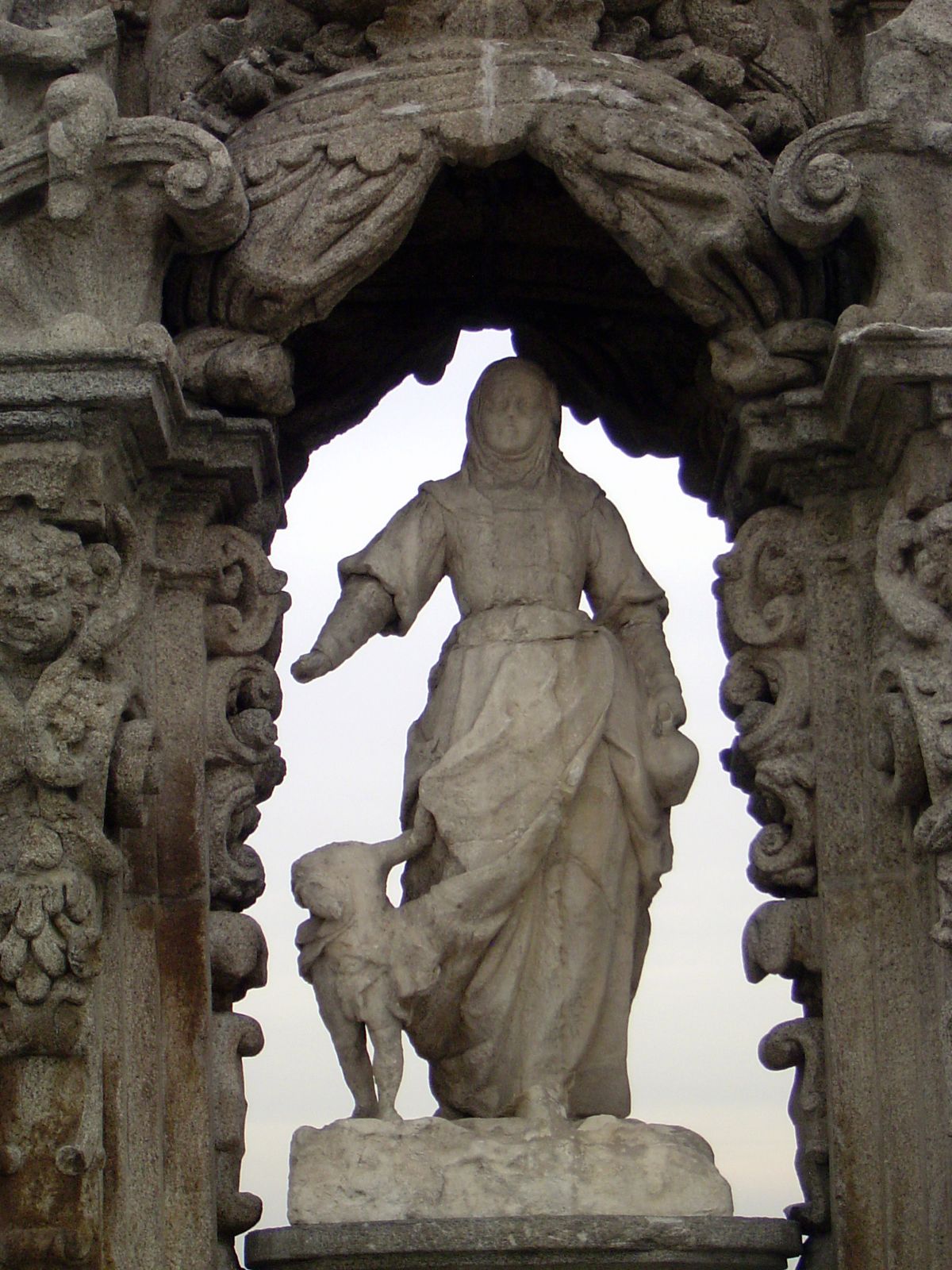 Maria was the wife of Isidro, his widow, and of course a worker of miracles.