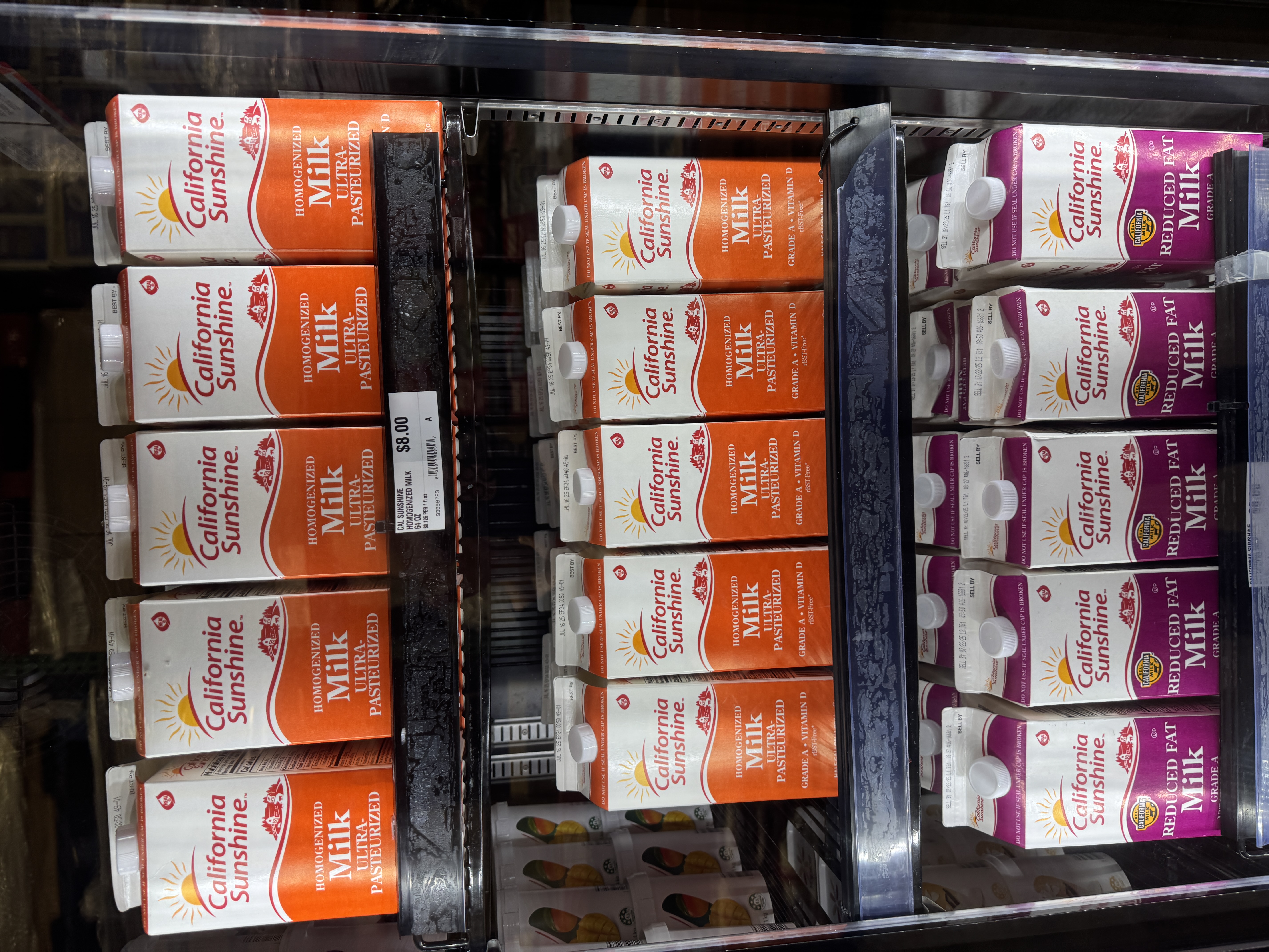 For a price, fresh milk from California.  In Samoa proper, most milk is UHT.