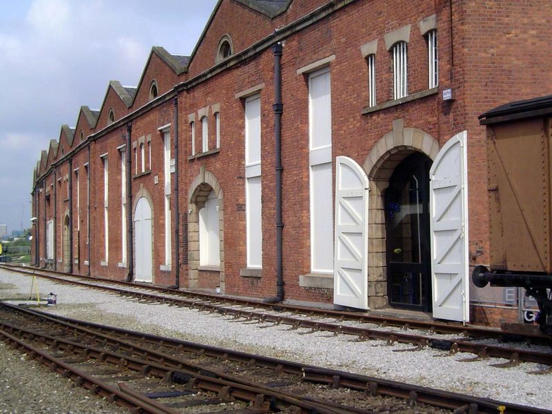 A goods warehouse, built mostly to handle food arriving from Liverpool.