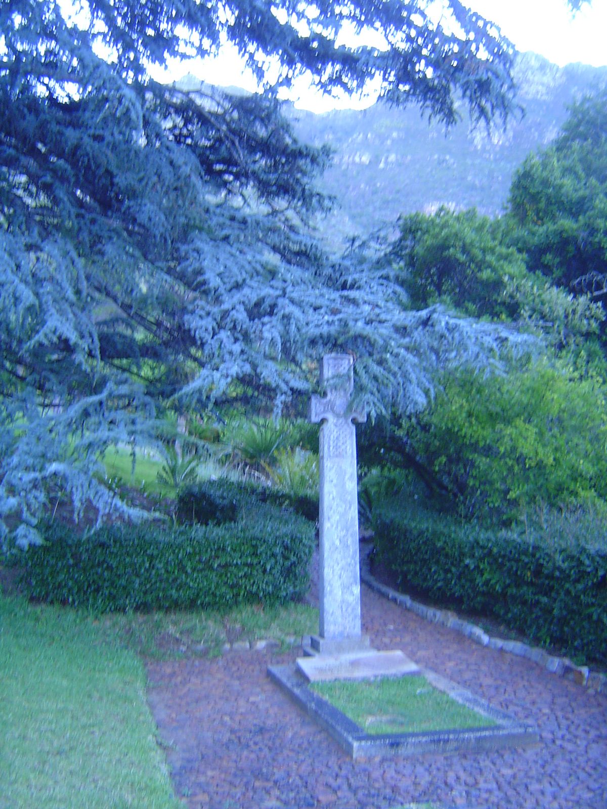 Pearson, who died in 1916, is still on the grounds.