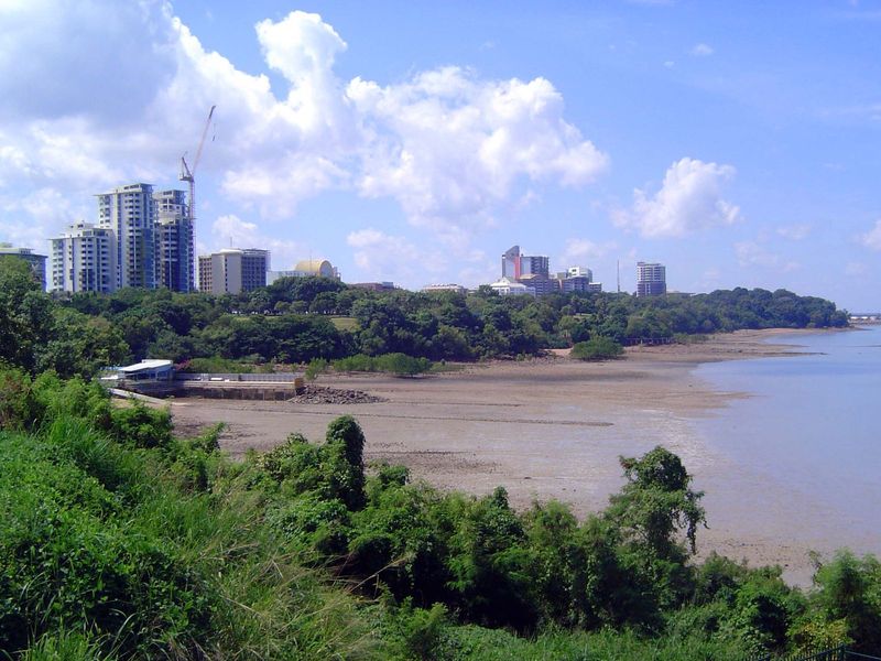 Darwin has 120,000 people but feels bigger than that.