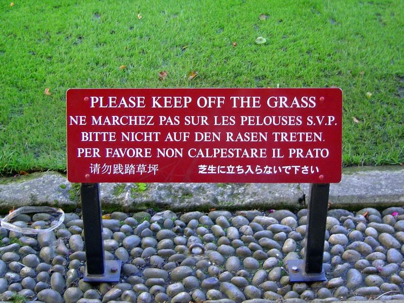 Instructions to the hoi polloi.