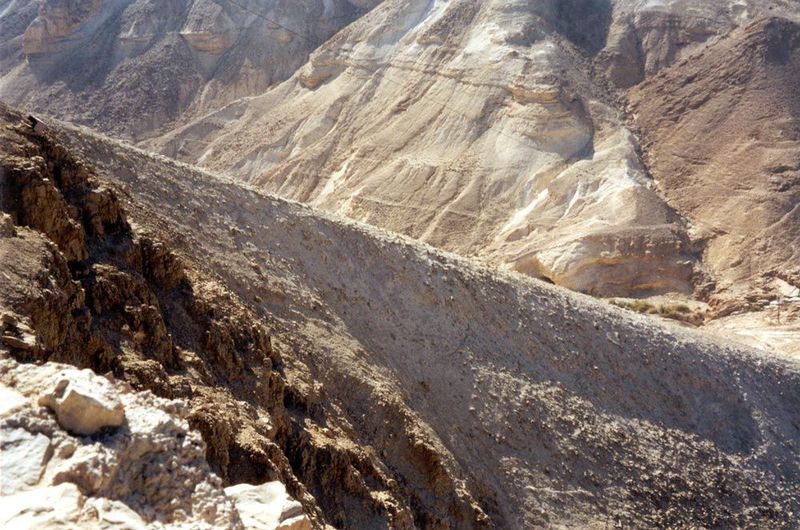 A closer view. Contrary to Josephus, the Romans may instead have entered the fortress and killed everybody.