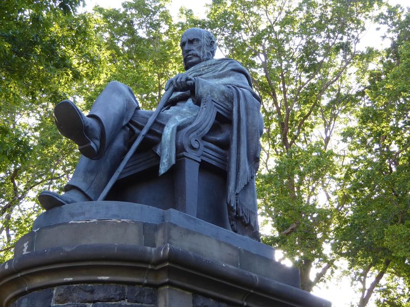 Nearby is this statue of Donald Stuart, between 1860 and 1894 the minister of the Knox or Second Presbyterian Church. He was also a chancell