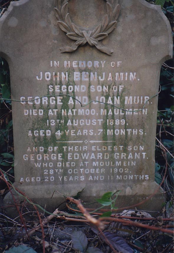 With a bit of bushwhacking, this stone emerged.