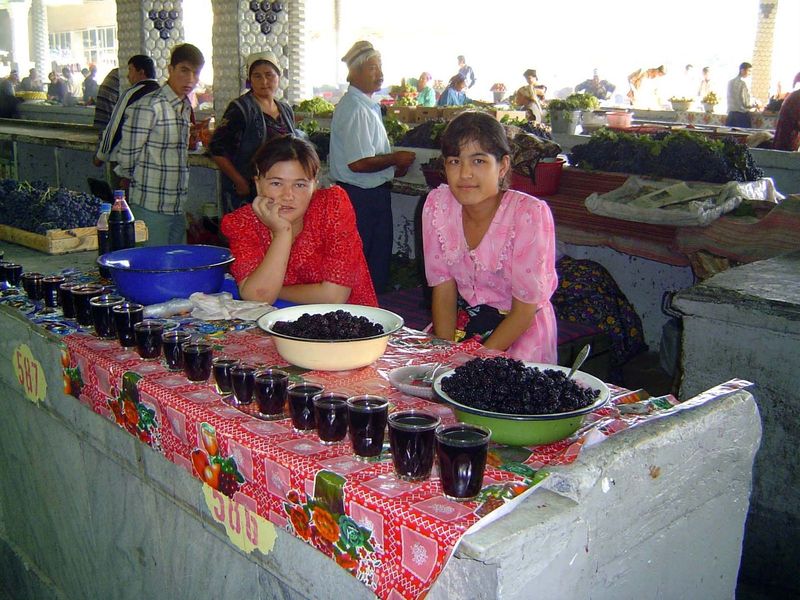 Fresh, spoon-crushed blackberry juice, thick as prune juice and good enough to make me wish I was back there.