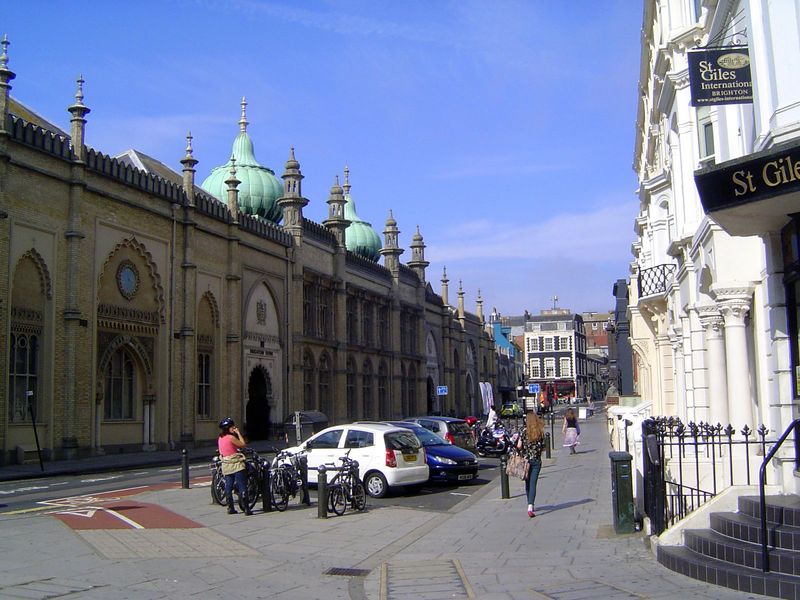 It's never had much surrounding space, as this picture of the former stables on Church Street suggests.