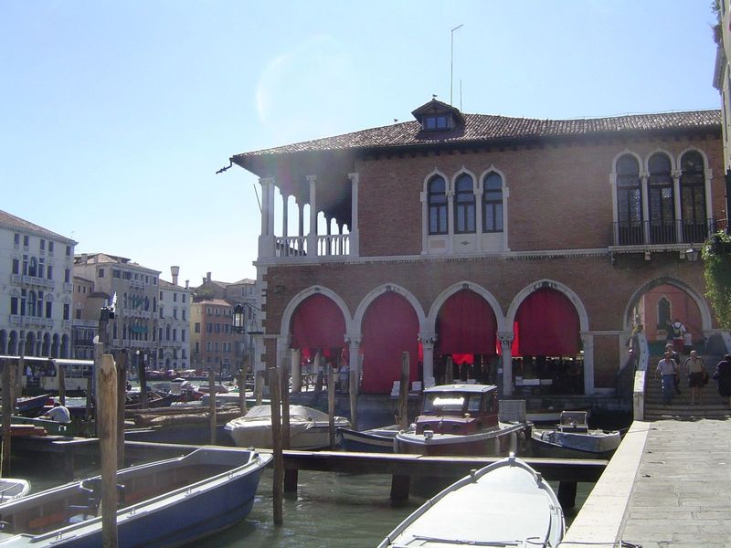 No better place to start than at the same fish market visible from the Ca' D'oro.